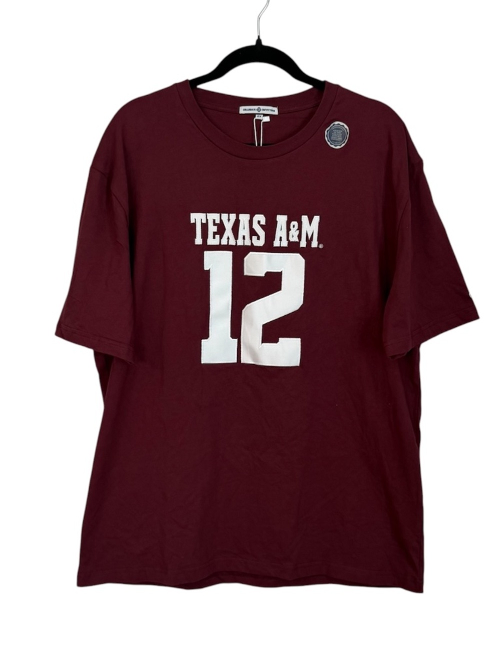 Collegiate Outfitters Women’s Maroon Short Sleeve Crewneck A&M T-Shirt Sz 2X NWT